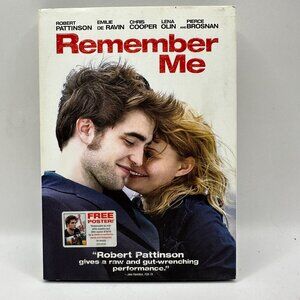 Remember Me DVD With Free Poster - Robert Pattinson Emilie De Ravin
